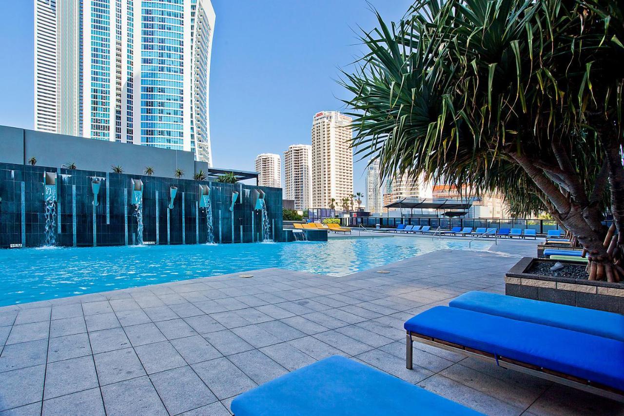 Kids Stay Free In Hinterland View 1 Bedroom Spa Apartment At Circle On Cavill - Q Stay Gold Coast Exterior foto
